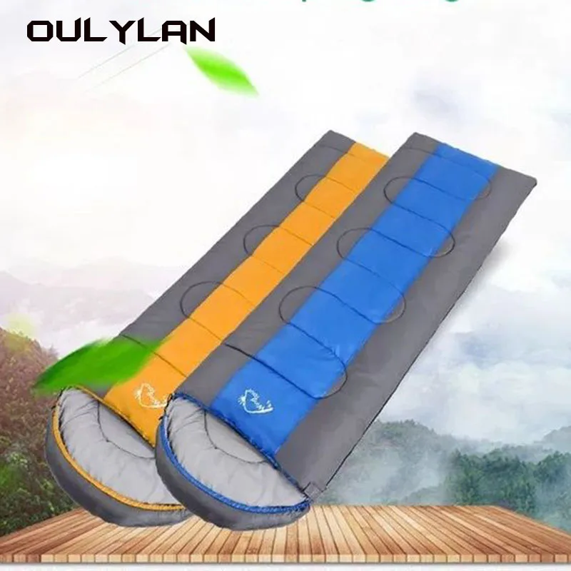 

Oulylan Winter Cotton Outdoor Sleeping Bag for Aldult Portable Travel Camping Sleeping Bags Thermal Envelope Sleeping Bags