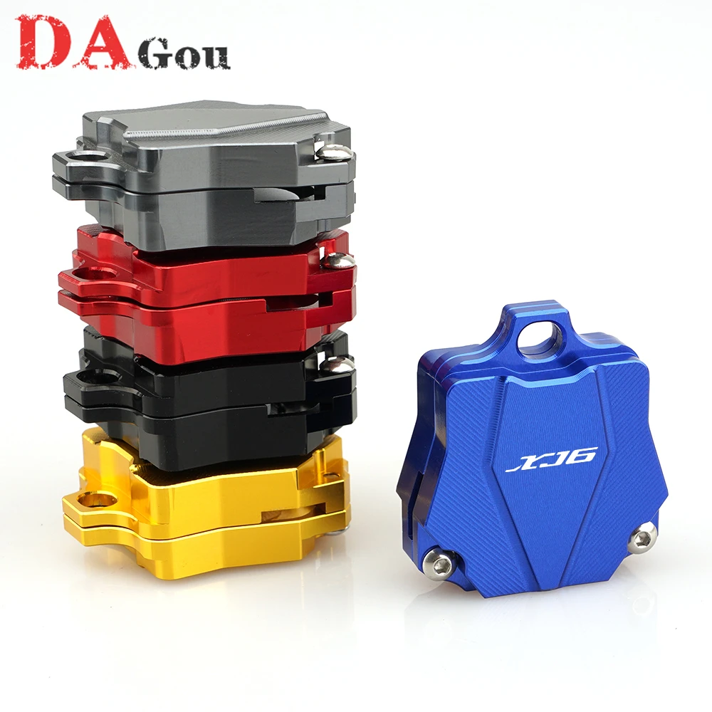 

With Logo "X J 6" High quality Motorcycle CNC Key Shell Case Cover Cap For Yamaha XJ6 XJ 6 ABS XJ6/N All Year (Key Without Chip)