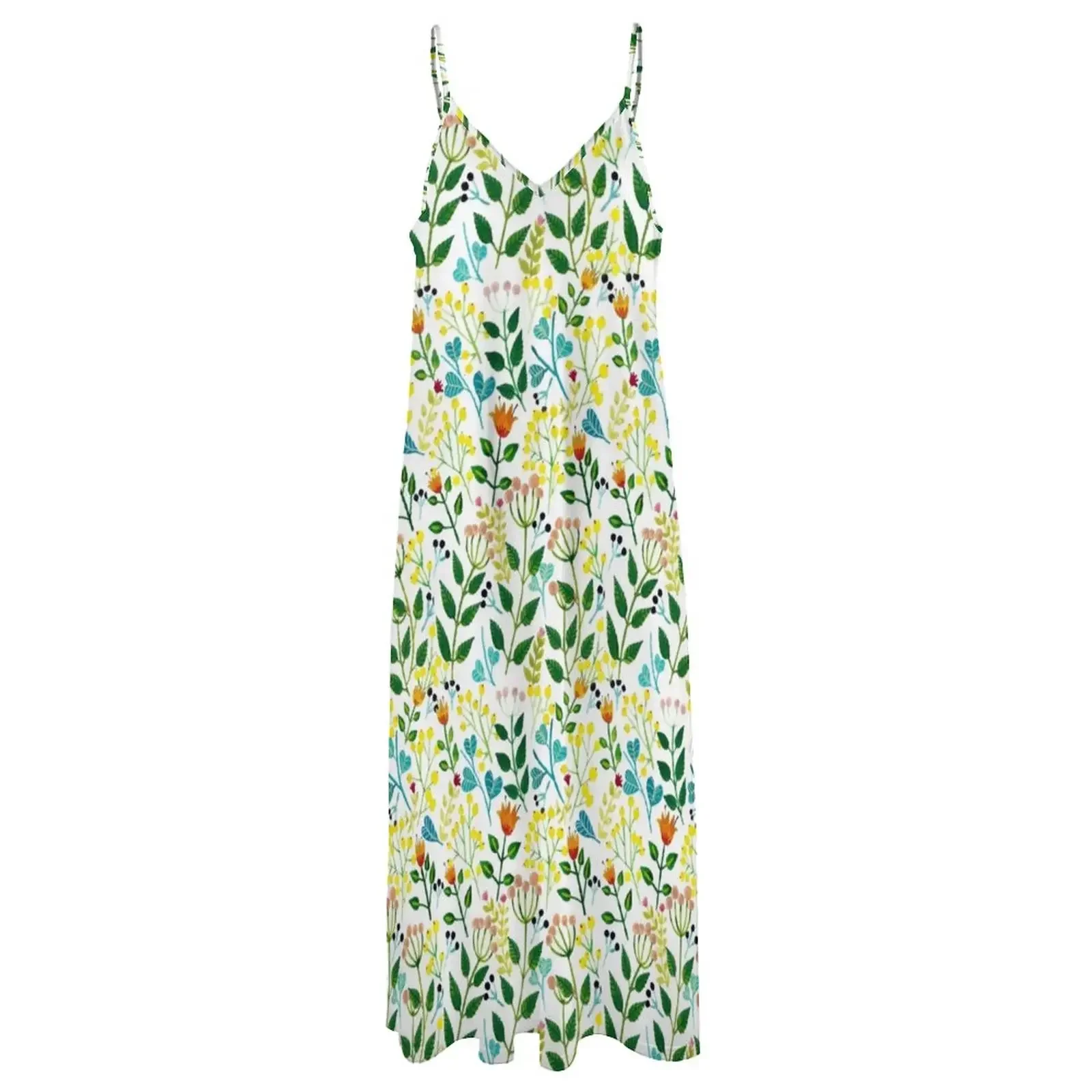 Все что вам нужно это платье без рукавов женское летнее милое