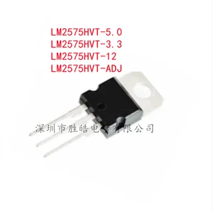 (10PCS) LM2575HVT-5.0 / LM2575HVT-3.3 / LM2575HVT-12 / LM2575HVT-ADJ Voltage Regulator Step-down Chip Straight TO-220-5 IC