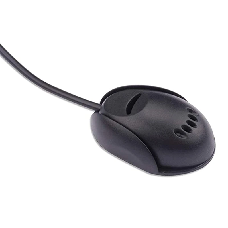 

H8WA 3.5mm Car External Microphone Bluetooth-compatible Car Dashboard Or Sun-Visor Mic Stereo Radio GPS Adapter