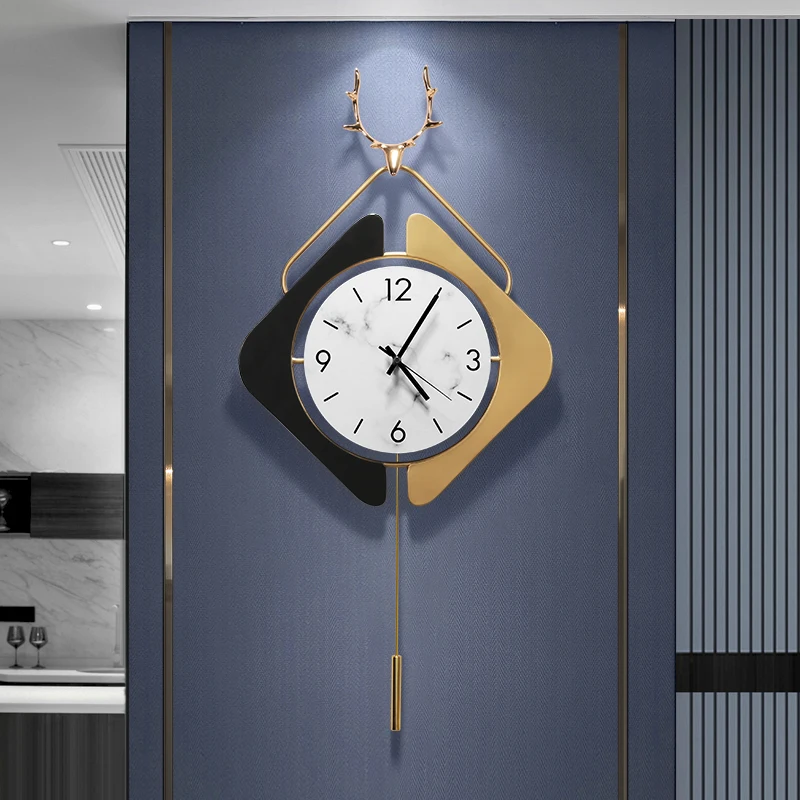 

Metal Nordic Watch Wall Art Modern Silent Digital Home Accessories Watch Wall Hanging Horloge Murale Home Watch Home Design