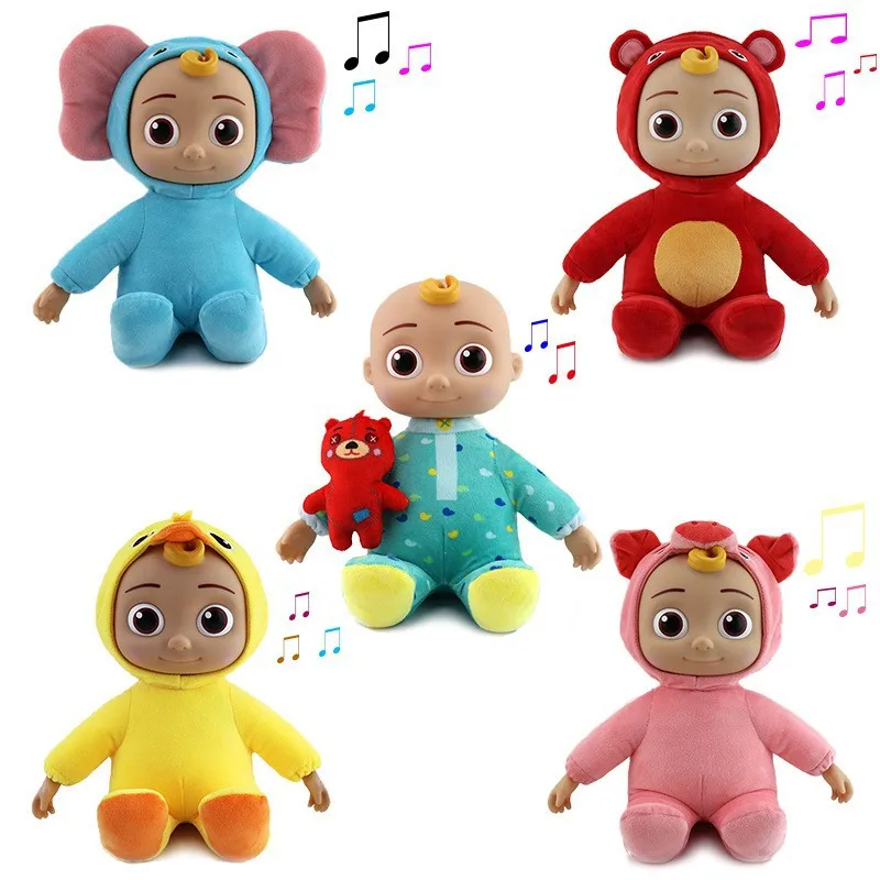

With Music Cocomelon Toys Doll Can Sing Cocomelon Jj Doll Sing Boy Musical Bedtime Jj Doll Plush Toy Jj Family Kids Gift Plushie