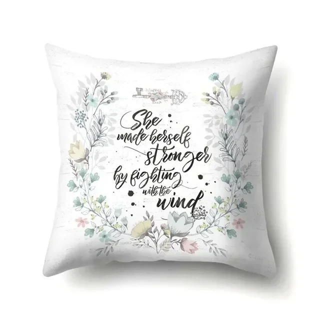 Чехол Для Подушки С Рисунком Книги Из Полиэстера Литературное Украшение