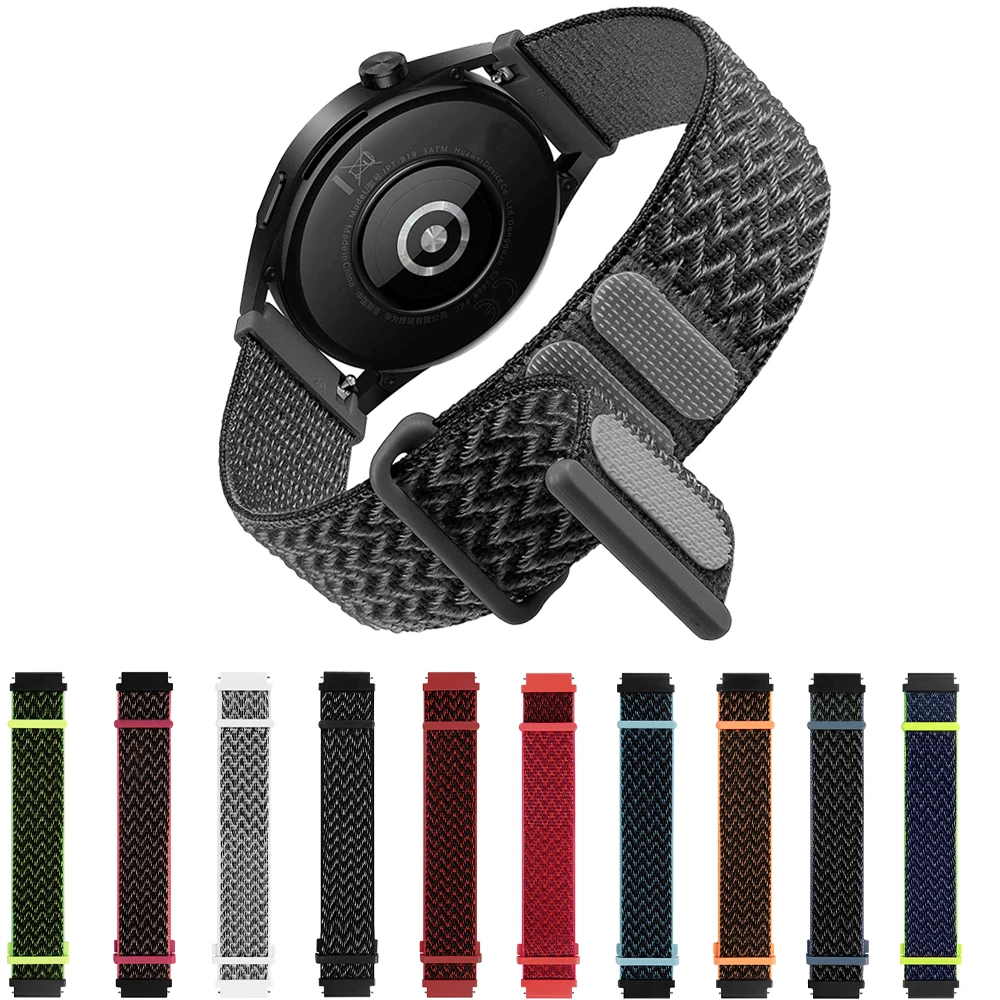 

For Samsung Galaxy Watch 46mm Nylon Strap Gear S3 Classic Frontier Replacement Watchbands For Galaxy Watch 3 45mm 22mm Wristband