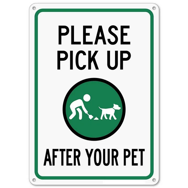 

Пожалуйста, забрать после того, как ваш питомец не выписывает собаку, выписывается на улицу, без ржавчины, металлический знак 8x12 дюймов