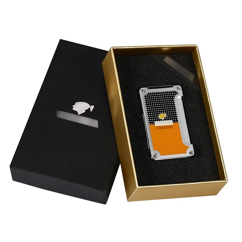 COHIBA металлический одиночный фонарик с синим пламенем открывалка для сигар