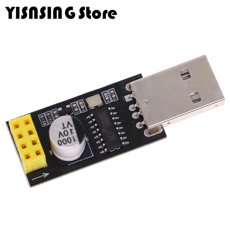 Программатор ESP01 адаптер UART GPIO0 ESP-01 Adaptaterr ESP8266 CH340G USB в последовательный