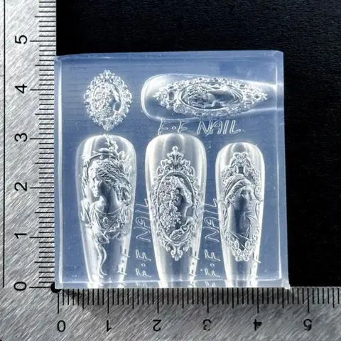 JETTING 3D силиконовая форма для ногтей, европейский стиль