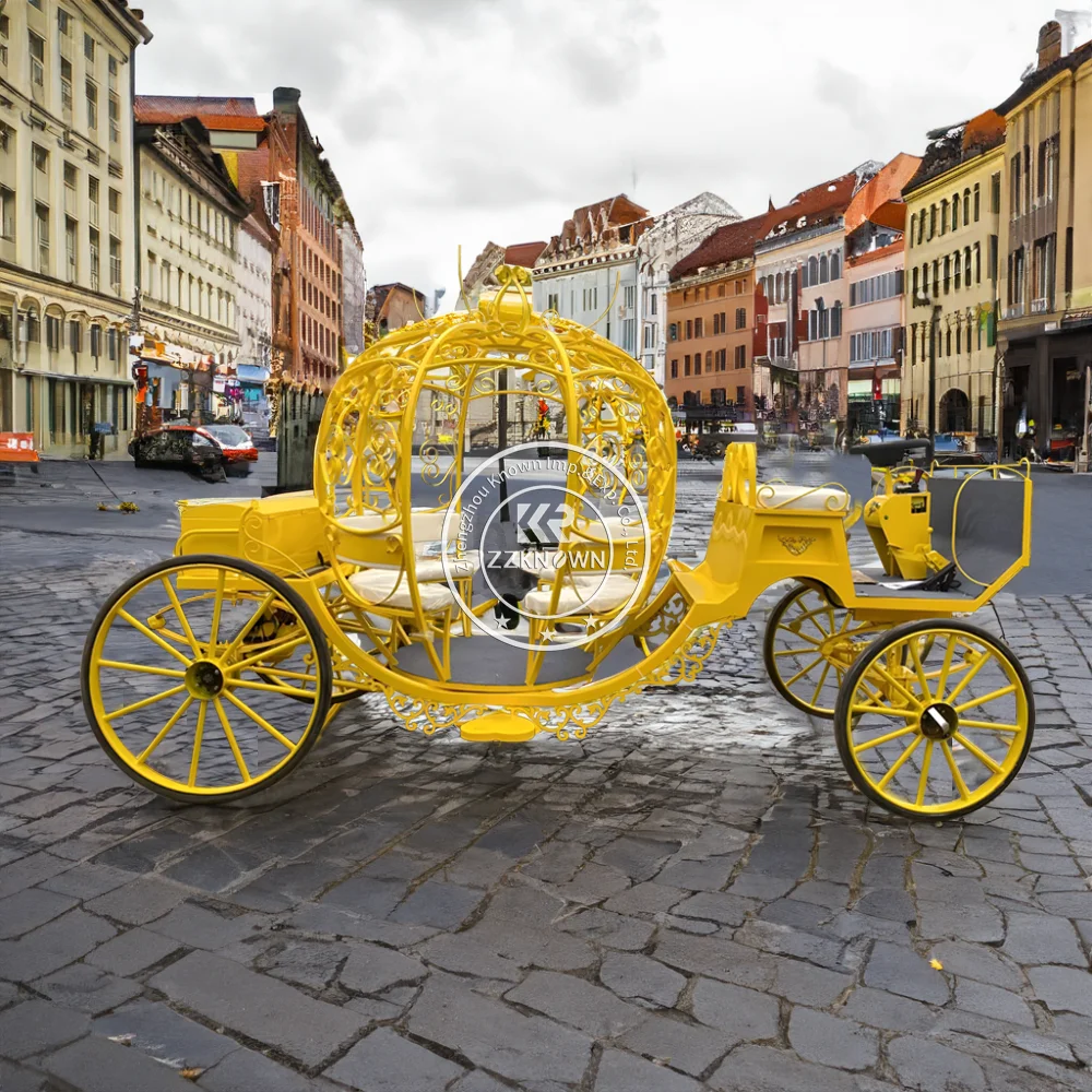 Новинка 2024 Рождественская тыквенная каретка Золотая Тыква Каретка лошади