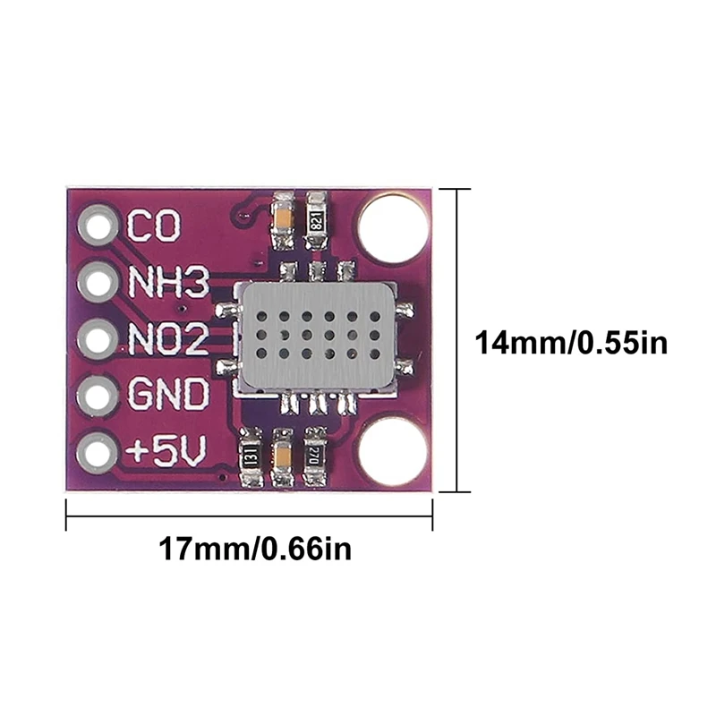 MICS-6814 датчик газа качества воздуха из углерода модуль числового датчика для Arduino |