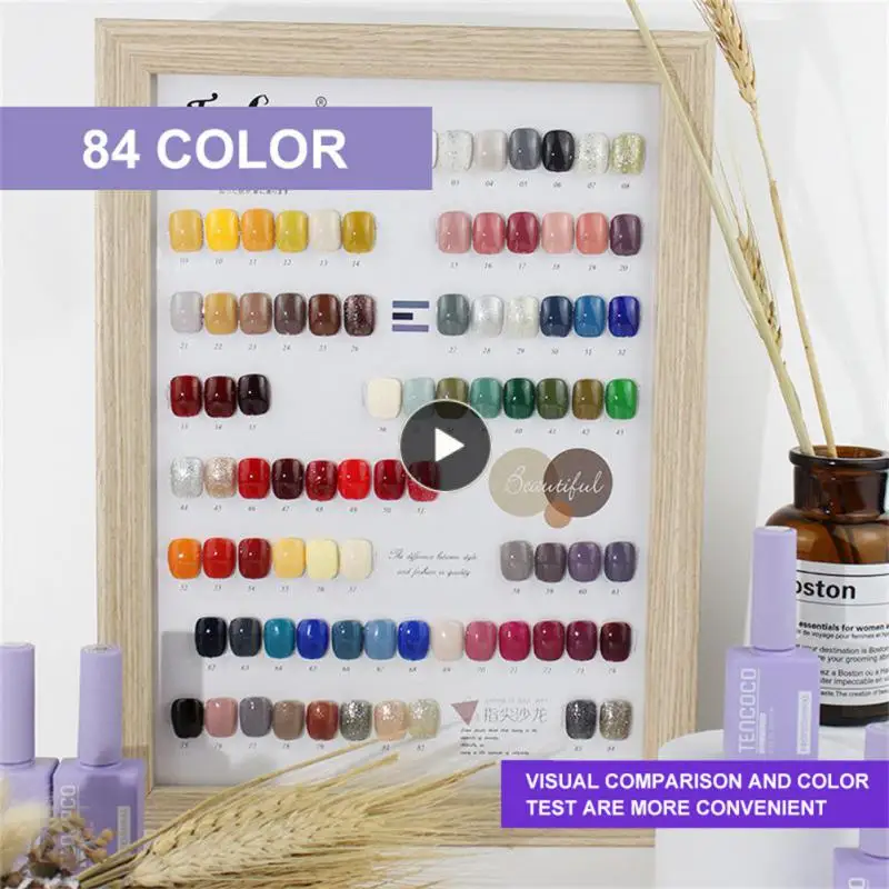 

Semi Permanent Soak Off Led Uv Gel Nail Art Diy Nail Art Gel Polish Nail Varnishes 84 Colors Manicure Accessories 12ml