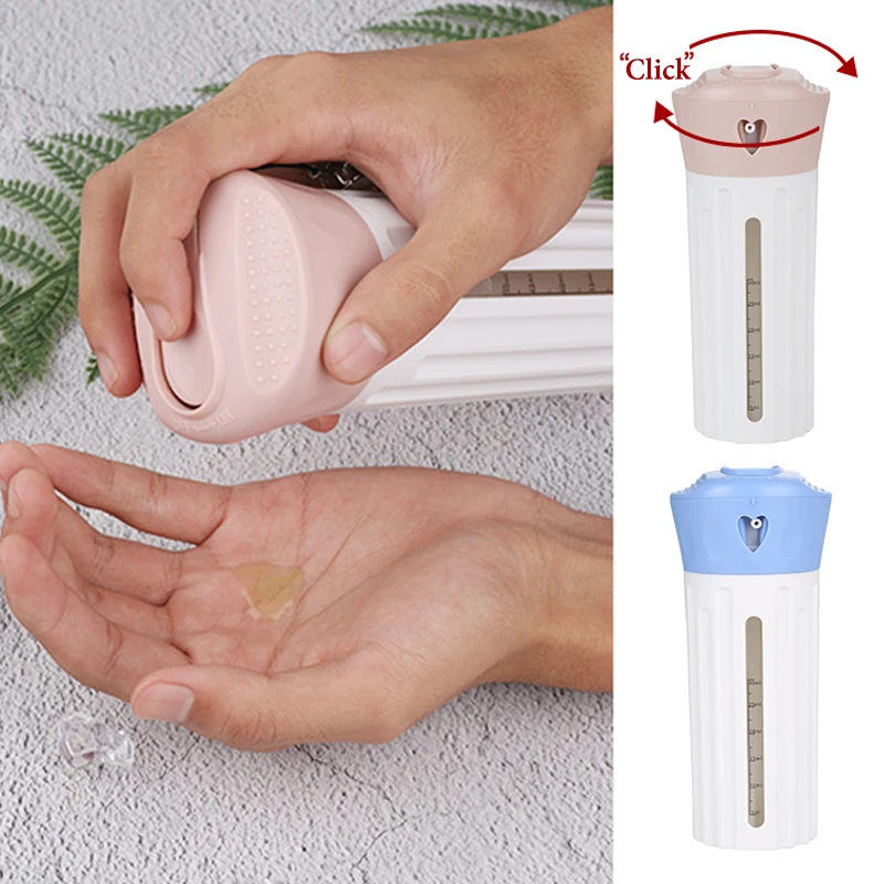 

Travel Dispenser Container Refillable 4-In-1 Split Bottle Shampoo Lotion Shower Gel Soap Bottle Empty Sub-bottle Press Container