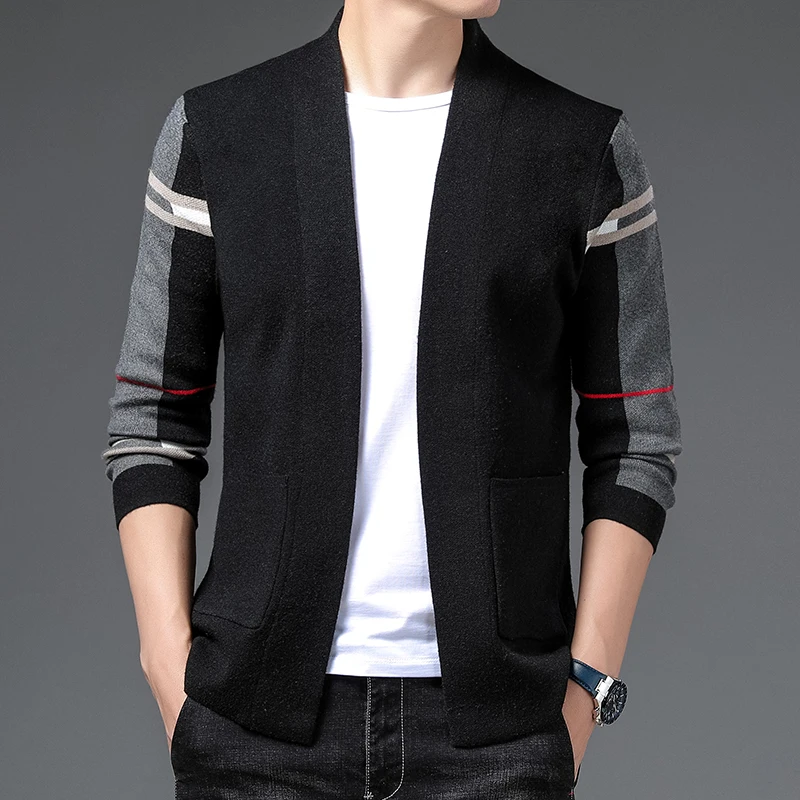 

Coats Casual Men Autum New Winter Fashion Designer Men Luxury Sweater 2022 Knitted Cardigans Brand Jacket Trendy Clothes