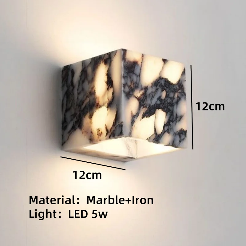 

Французский мраморный настенный светильник IWP