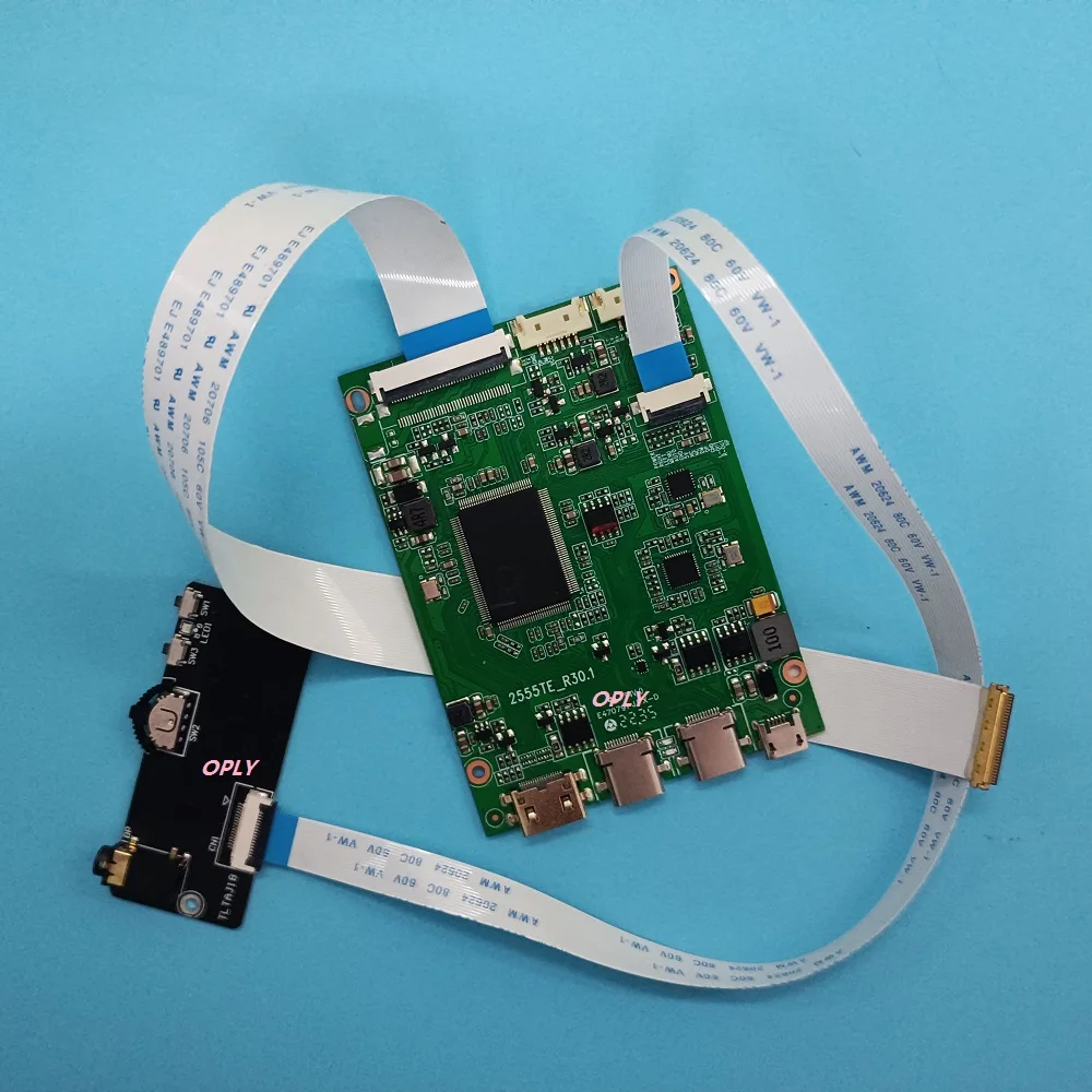 

EDP Controller kit 2K for N156BGE-D32 N156BGE-E32 N156BGE-EB2 1366x768 LCD LED panel mini USB Type-c Mini HDMI-compatible