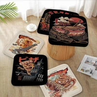 sushi food monster tie rope dining chair cushion circular decoration seat for office desk sofa cushion