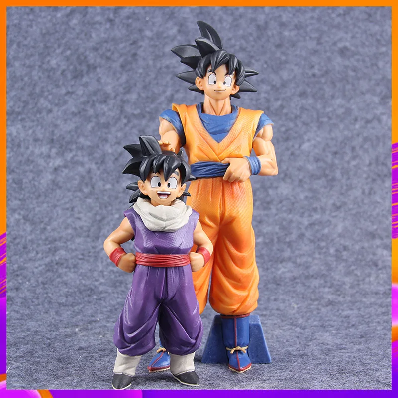 

Dragon Ball Anime Z Son Goku Son Gohan Father and Son Classic Scene Boxed Hand-run Model Decoration Doll Boy Toy