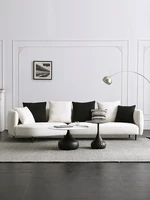 italian very simple circular arc corner fabric sofa special shaped simple modern living room corner combination