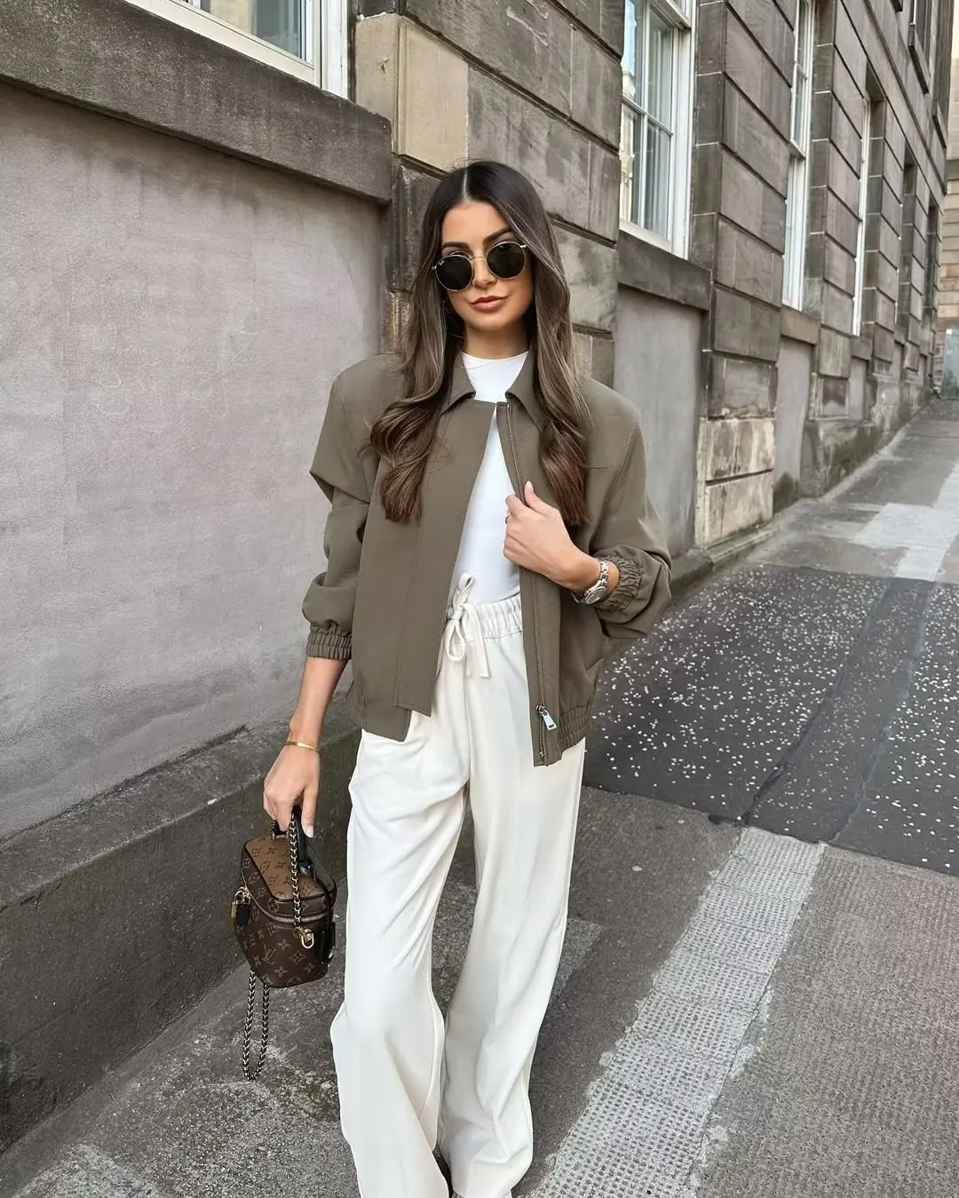 

SLTNX TRAF Fashion Women Bomber Jackets for Spring Female Casual Loose Long Sleeve Jacket Coats Ladies Chic New Outerwear