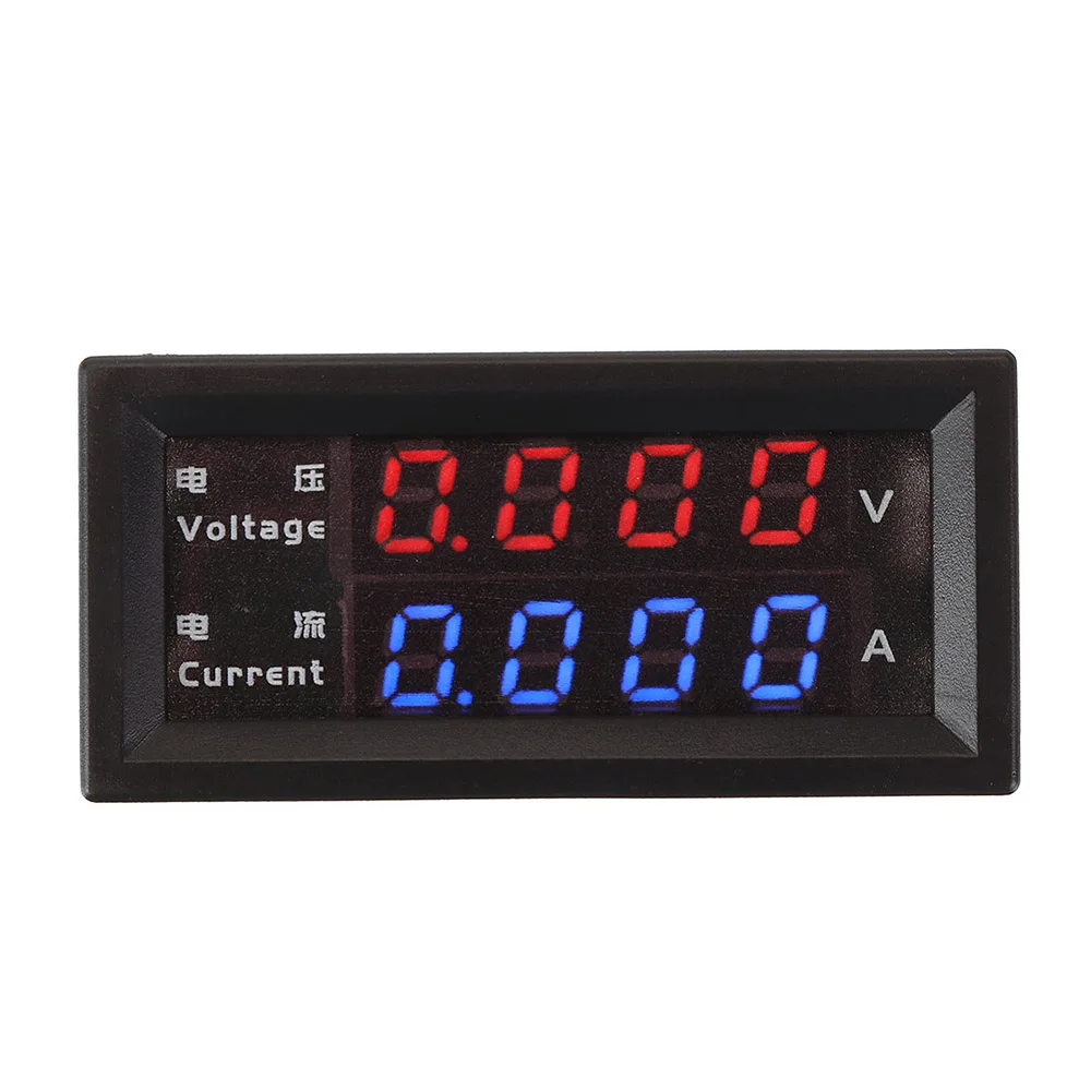 

M4430 DC 100V 200V 10A электронный 4 цифровой вольтметр Амперметр 0,28 ''двойной светодиодный дисплей регулятор напряжения Вольт Амперметр тестер