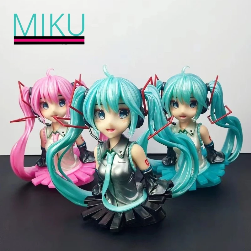Игрушки-модели Hatsune Miku анимационные периферийные устройства милые Мультяшные