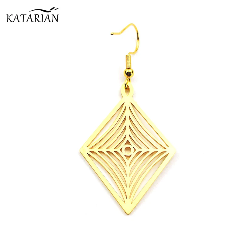 

Stainless Steel Prismatic Earrings Women Personality Geometric Drop Earring Party Jewelry Accessories