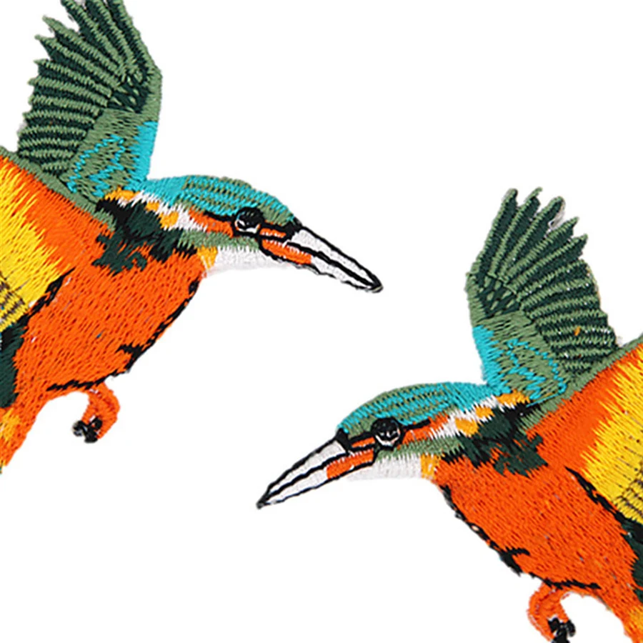 Набор нашивок с вышивкой Hummingbirird