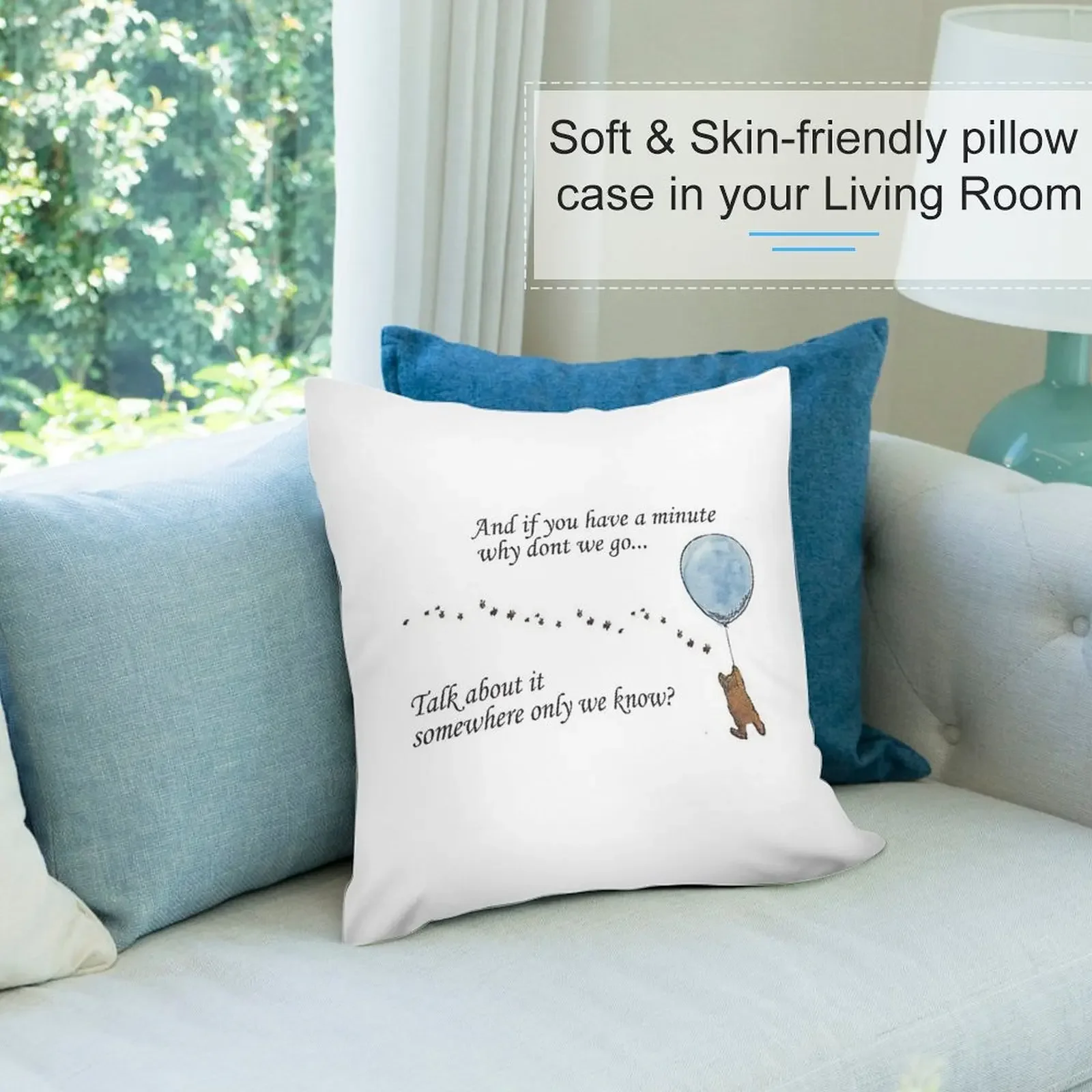 Keane Somewhere Only We Know Воздушная подушка Роскошные диванные подушки Набор чехлов для