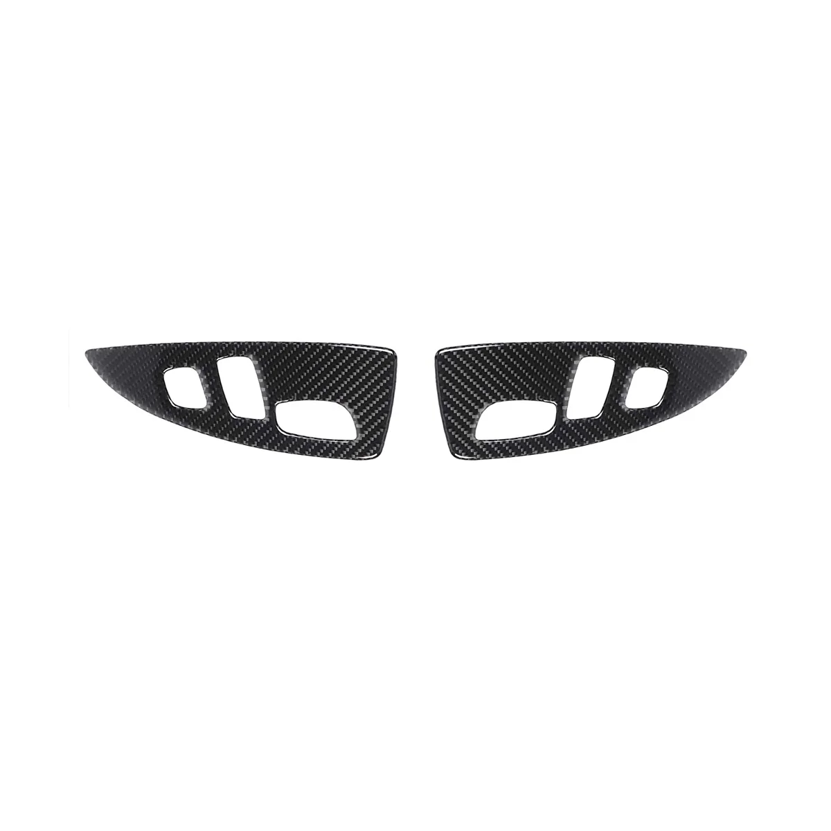 

Seat Adjustment Button Switch Panel Trim for Chevrolet Silverado GMC Sierra 2014-2018 Accessories Soft Carbon Fiber