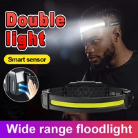 new technology high power led flashlights headlamp rechargeable torch front lantern for fishing camping repair motorcycle dance