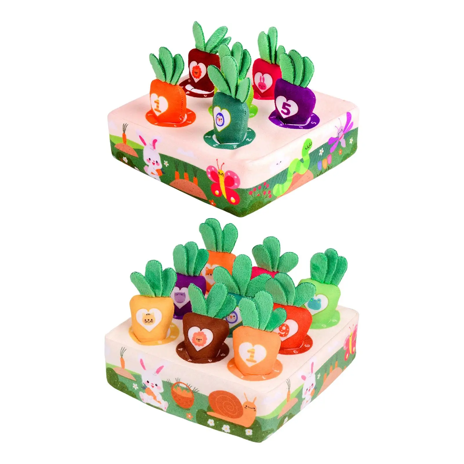 

Dog Plush Carrot Mats Interactive Dog Toy Funny Radish Pulling Stuffed Toy Dog Sniff Mat Dog Chew Toy for Small Dogs