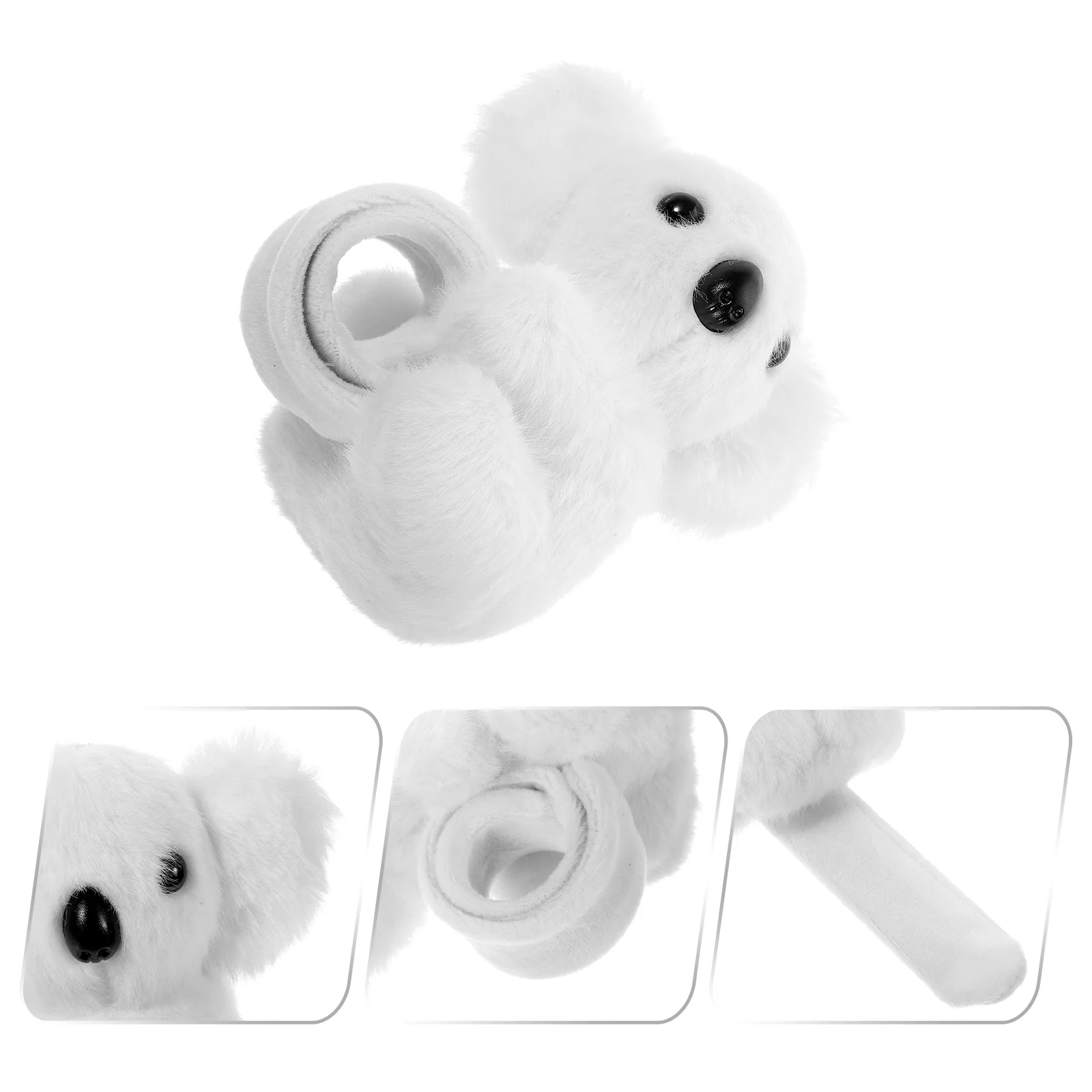 

Плюшевое кольцо Koala, Хлопушка, браслет с животными, браслеты, подвески, детские игрушки на запястье, браслет, Мультяшные браслеты, детская иг...