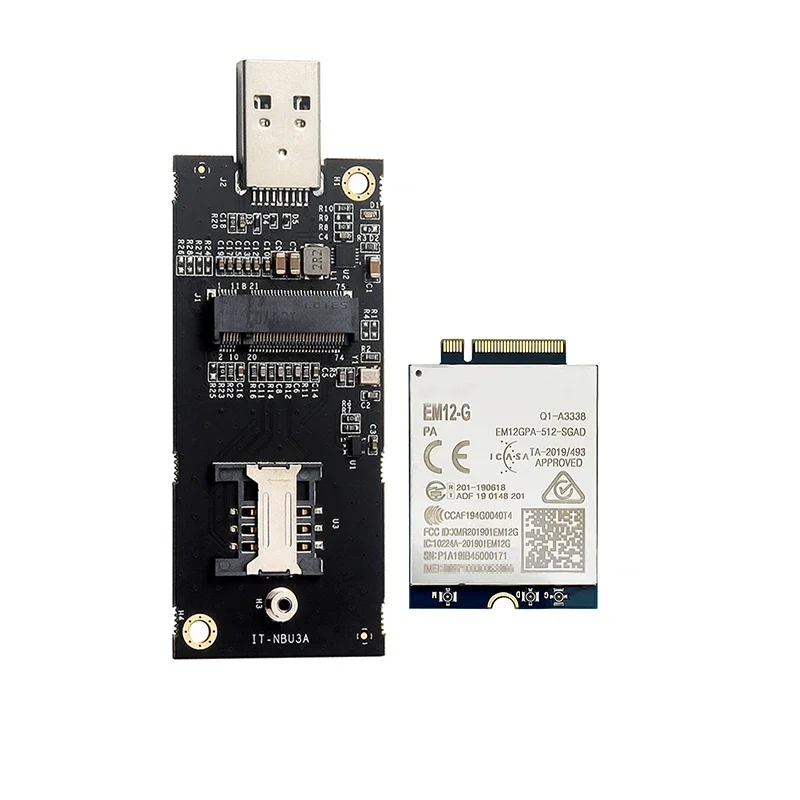 Фото Модуль Quectel EM12-G EM12 LTE-A Cat12 B1/B2/B3/B4/B5/B7/B8/B9/B12/B13/B14/B17/B18/B19/B20/B21B25/B26/B28/B29/B30/B32/B66 №2
