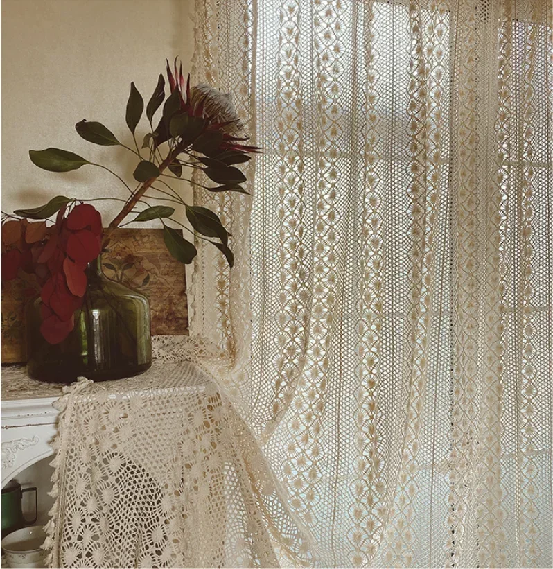 

Хлопковые шторы Boho