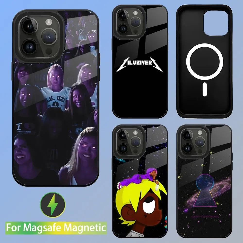 Rapper Lil U-Uzi V-Vert Phone Case For iPhone 16 15 14 13 12 11 Plus Pro Max Mini Magsafe Magnetic Wireless Charging