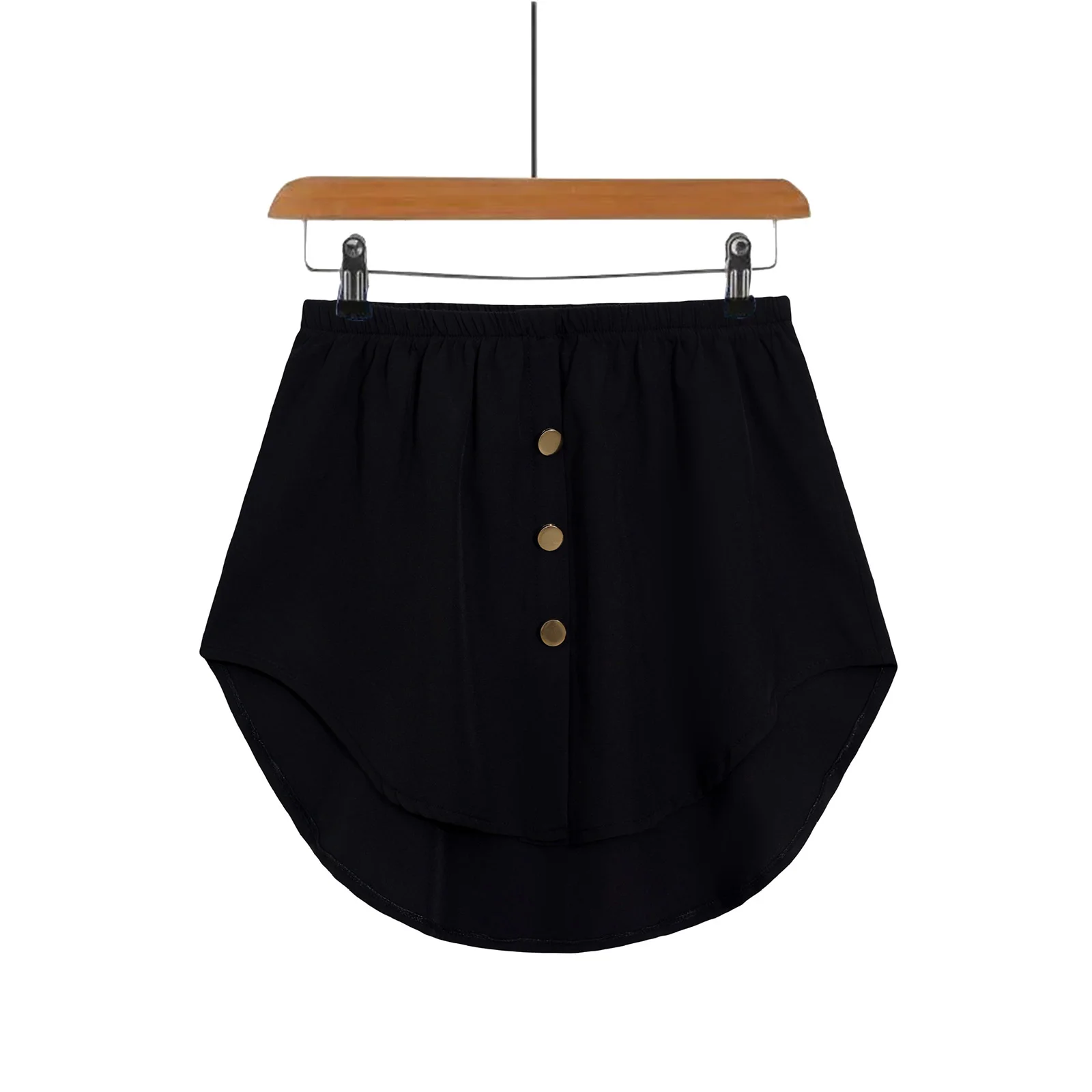 Женское Асимметричное Мини-платье Со Съемной Юбкой