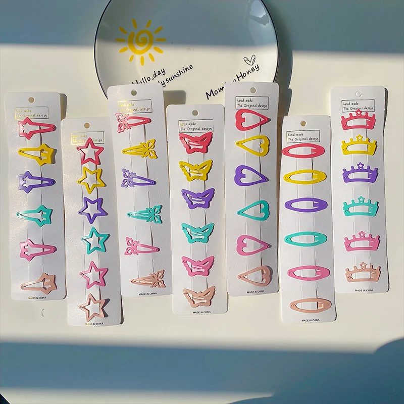 

Заколки для волос в форме звезды, Детские аксессуары для волос, заколки для волос карамельного цвета, заколки для волос, детские заколки для ...