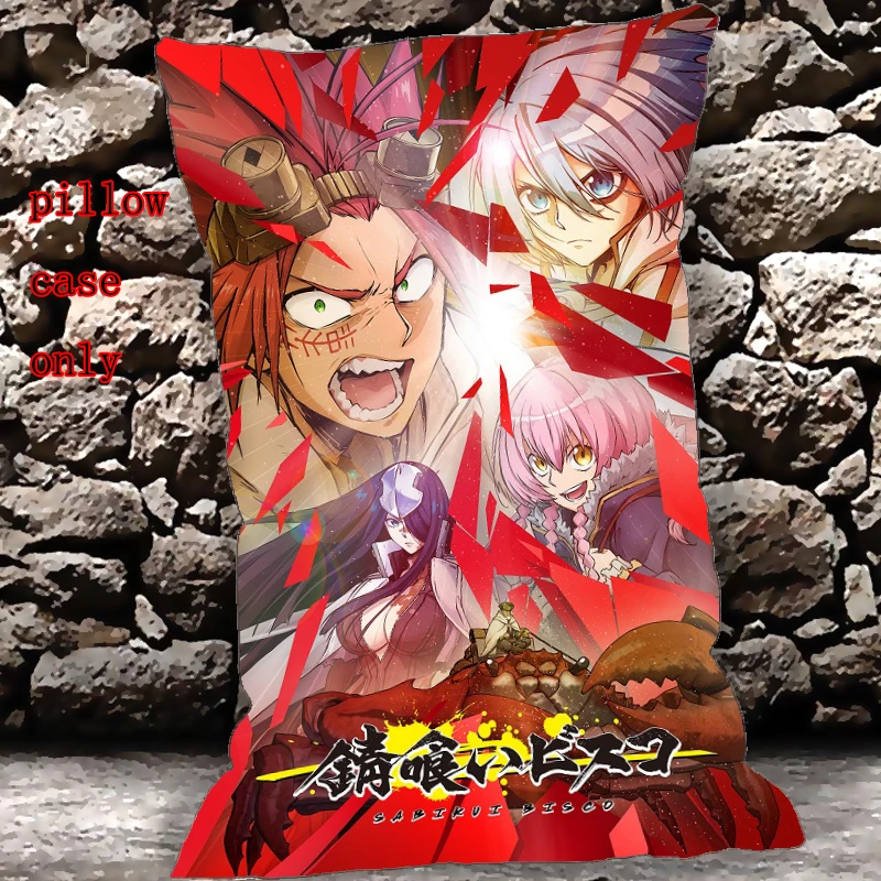 

Anime Dakimakura Pillow Case Sabikui Bisco Akaboshi Bisco Nekoyanagi Milo Cover Home Decoration Accessories 60x40cm