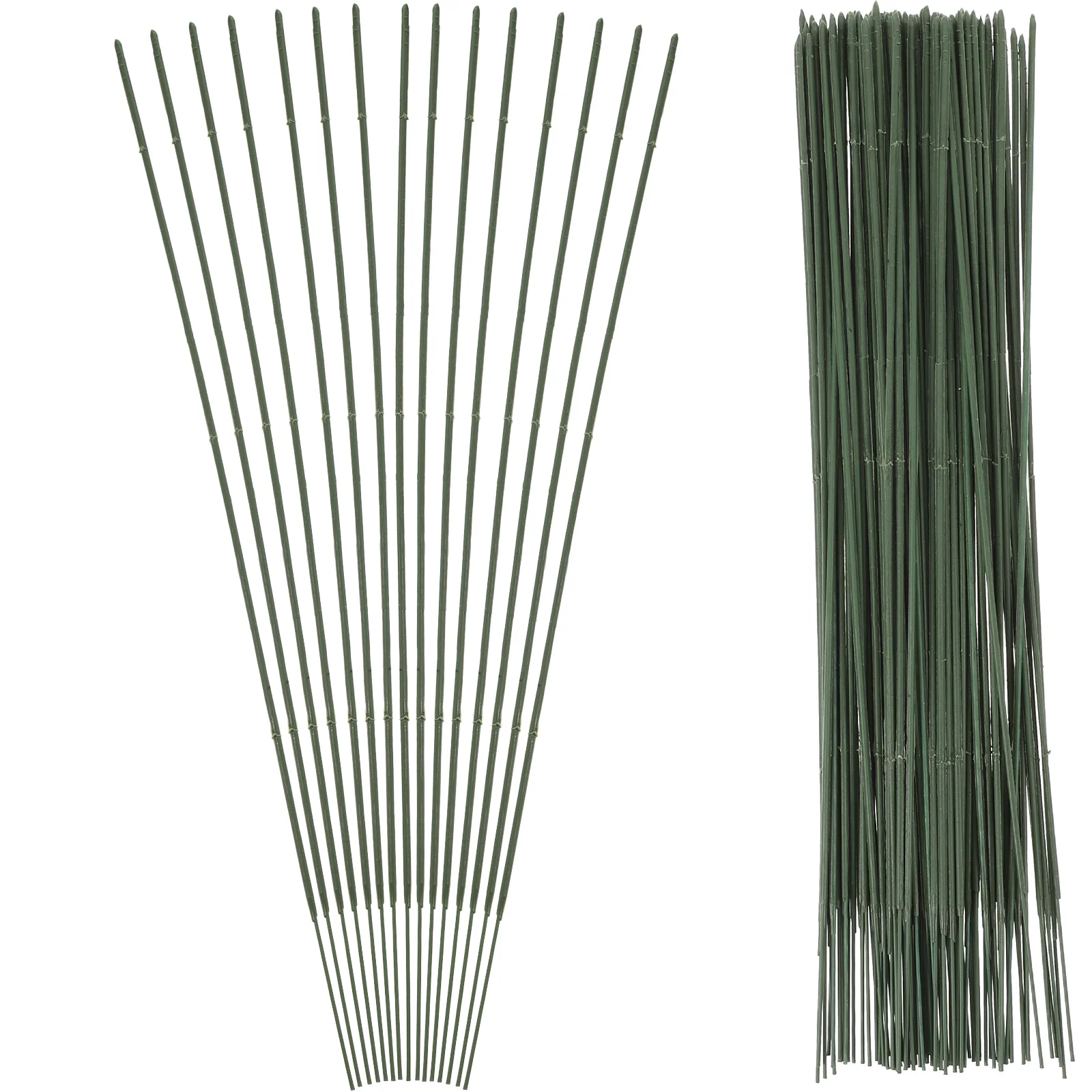 

100 Pcs Artificial Flower Stems Simulation Floral Stem Flower Arrangement Pole Flowers Flower Support Party Flower Stem Support
