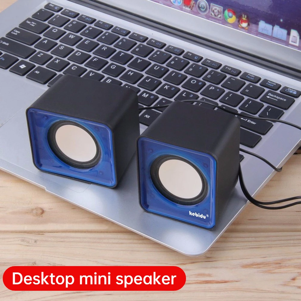 

2PCS/Set Mini Computer Speaker USB Wired Speakers Universal Stereo Sound Surround Loudspeaker For Computer Laptop Notebook