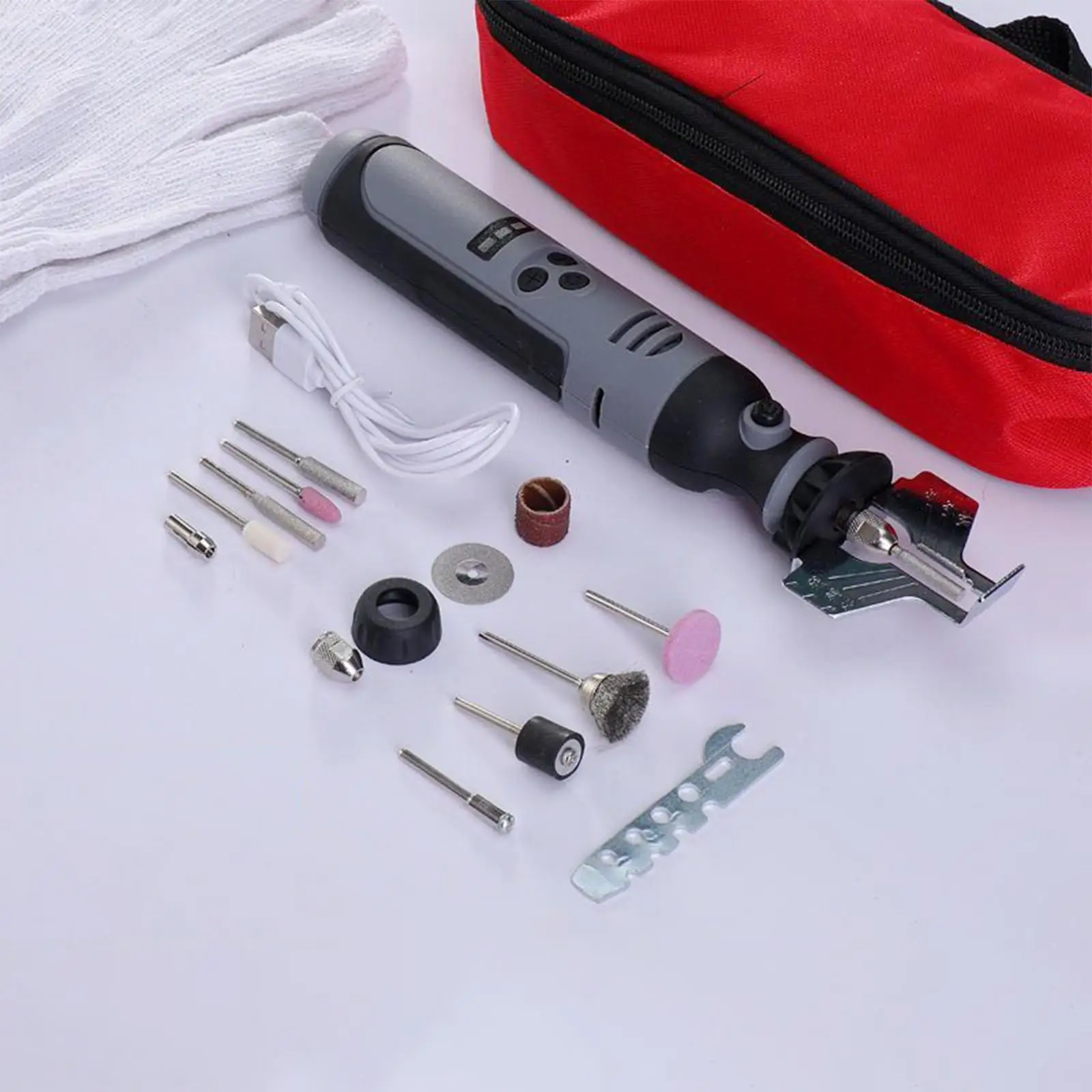 

Electric Chainsaw Sharpener Multi Function Sharpening Kit for Rust Removal