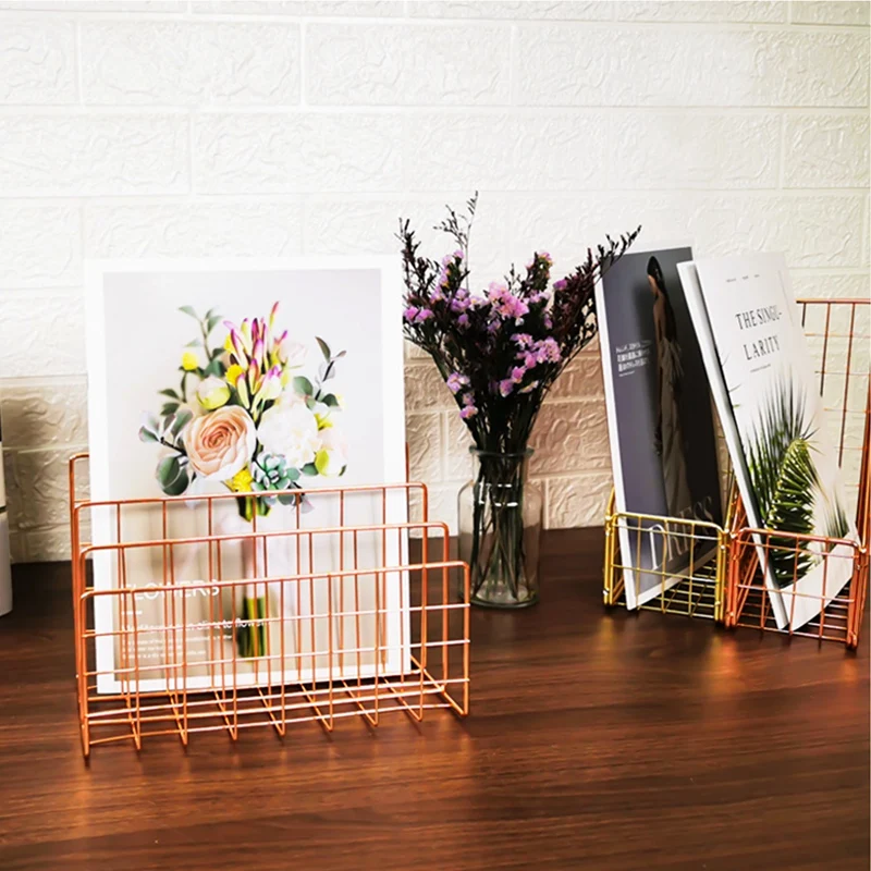 Настольный органайзер для почты сортировщик из металлической проволоки с 3