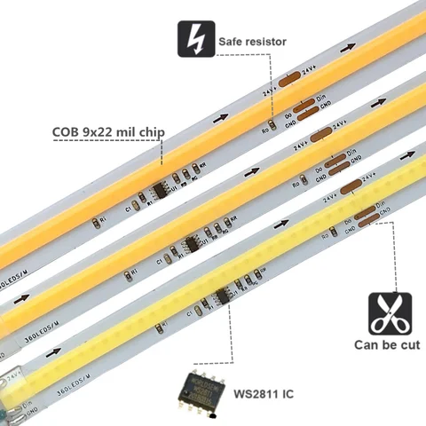 HERULED Светодиодная лента WS2811 для лошадей 5 м