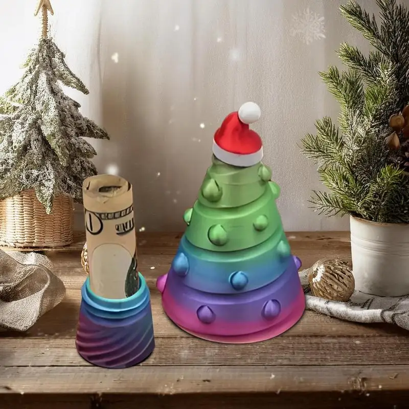 Уникальная рождественская елка с 3D принтом креативная тайник украшение для дома