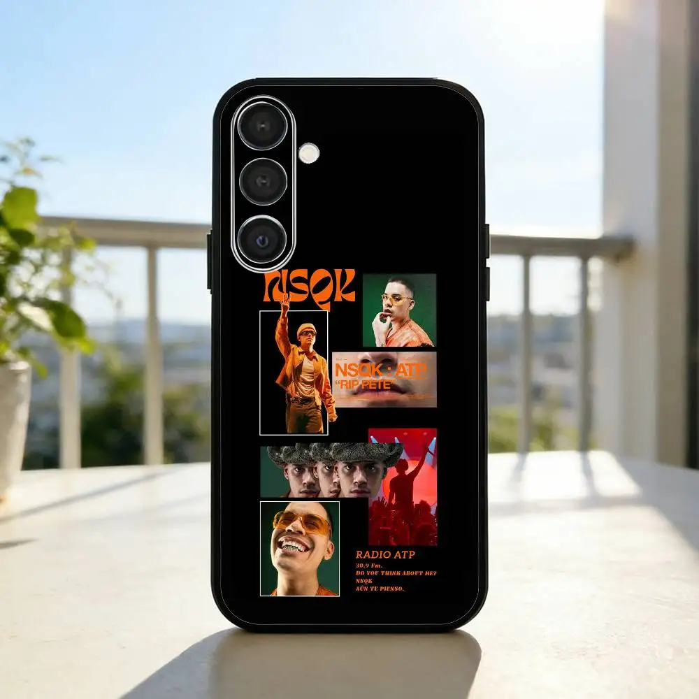 Фото N-NSQK A-ATP Phone Case For Samsung  A73,72,71,A52,51,40,41,A22,A32,31,A13, Soft Black Shell №2