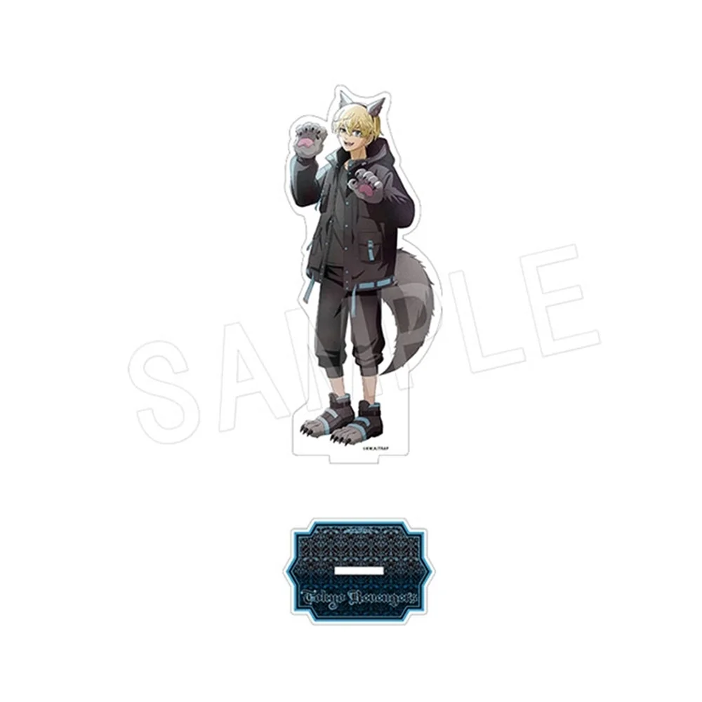 Фото Новинка 2026: Акриловая подставка-брелок Tokyo Revengers Autumn Night Ver, 15 см, двусторонняя, с персонажами Ханагаки и Сано, для декора стола, подарок №5