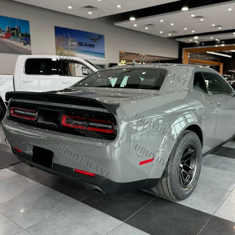 Фото Для Dodge Challenger SRT Hellcat 2015 2016-2021 пользовательские детали спойлер для губ HighKick комплекты кузова заднего крыла заводской магазин №3