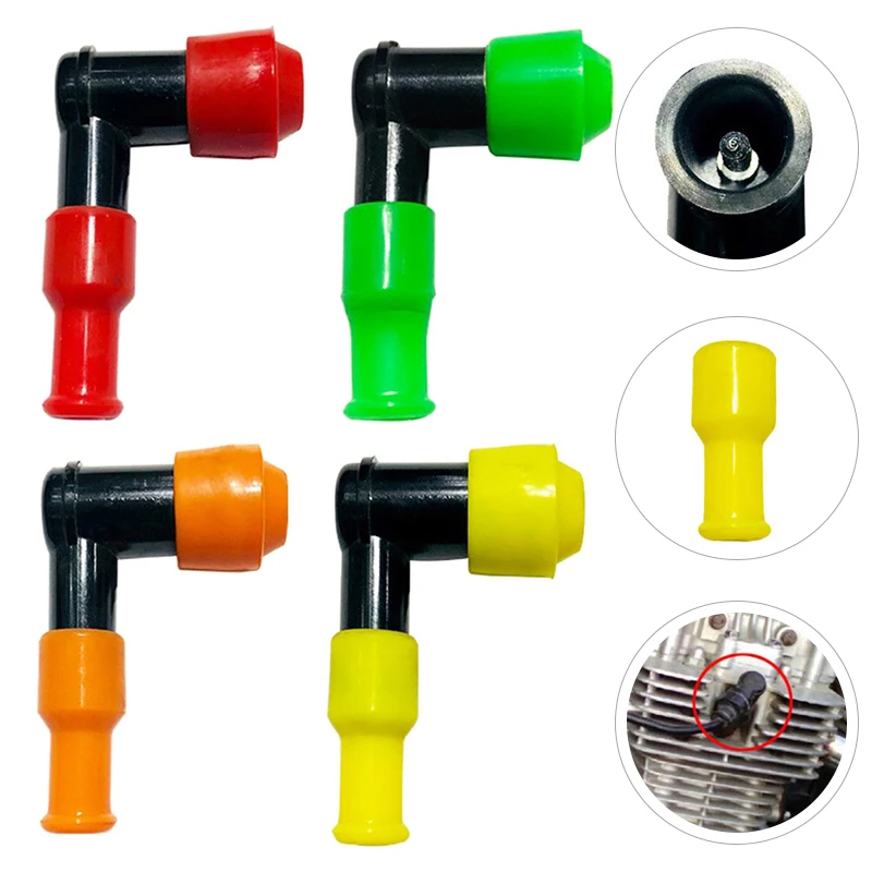 

Plastic Spark Plug Cap For Scooter Motorcycle ATV Candle Cap For Dirt Bike 50/70/90/110/125/140/150/160cc ATV Dirt Bike Scooter