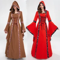 hallowee carnival party cospaly costume medieval retro vintage dress for women court queen dance party costume stagewear new